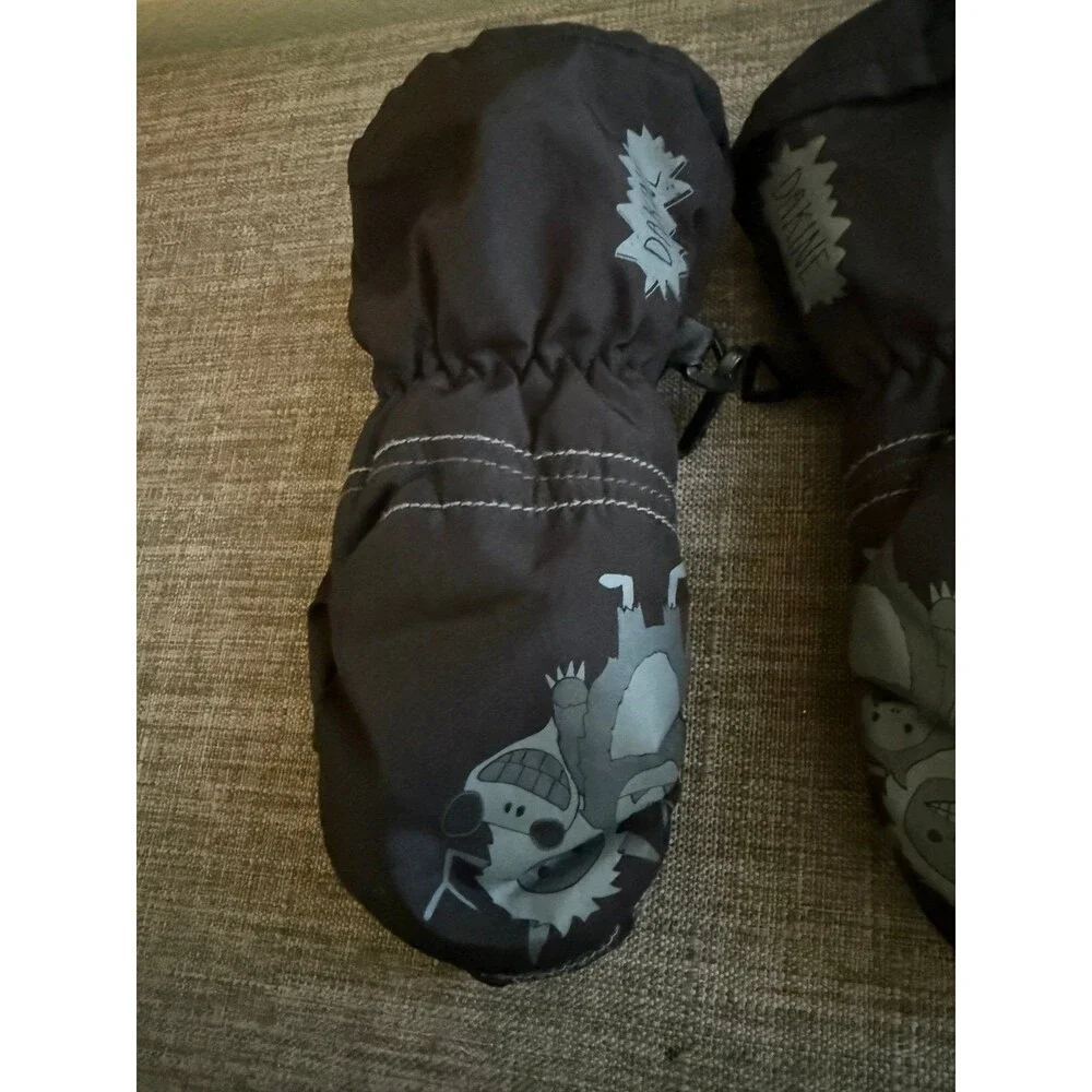 Kid’s Dakine Ski/ Snowboard Toddler Mittens  Size Large 3-4 Years